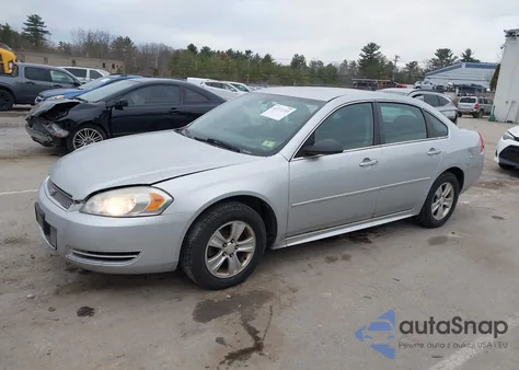 2012 Chevrolet Impala Ls из США, поврежденный, VIN 2G1WF5E35C1209535